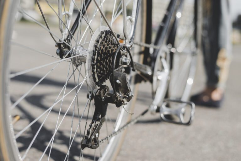 Schäden durch Fahrraddiebstähle bleiben auf hohem Niveau bicycle s detail view rear wheel with chain sprocket scaled Versicherungspapa